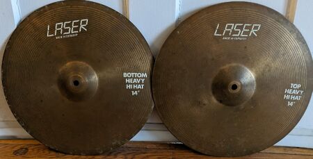 パーカッション・打楽器 MEINL LASER 14HI HAT Meinl Laser 14