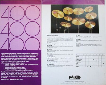 Paiste 400 - Cymbal