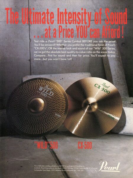 Pearl 500 - Cymbal