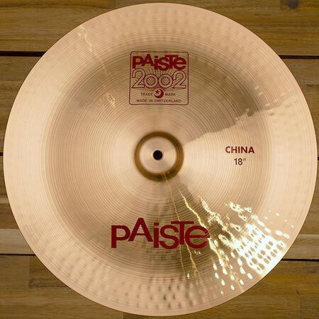 【PAISTE】2002 CHINA 18 (白抜き) Paiste 2002 18
