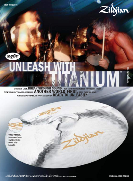 ダービッツ Zildjian ZXT Titanium - Cymbal